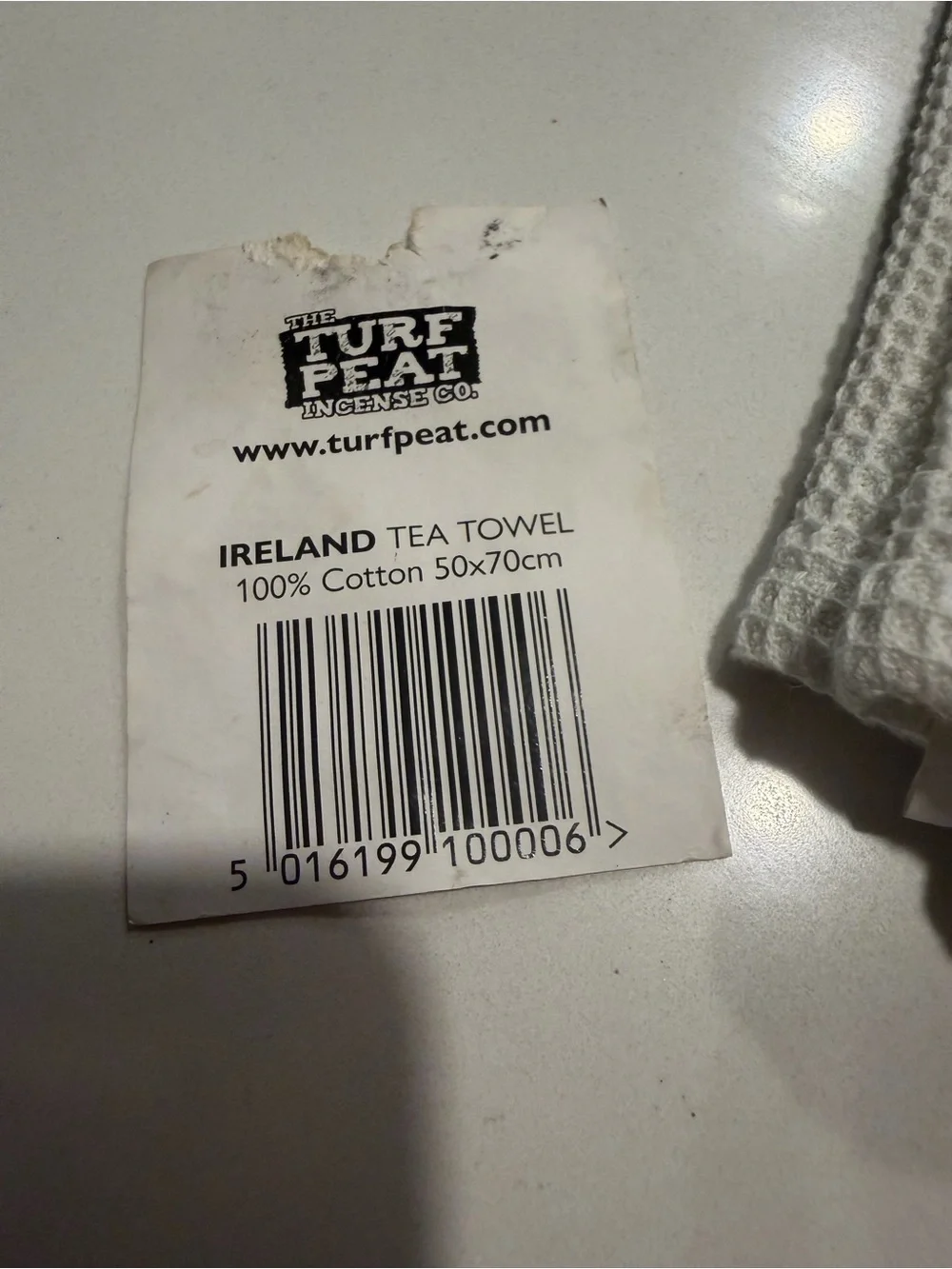 Ireland Green Stripe Tea Towel